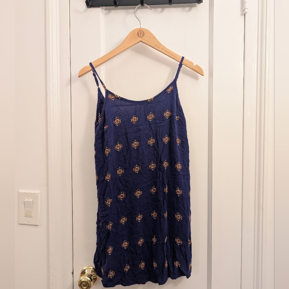 Mossimo Supply Co. Blue Coverup with Orange Accents